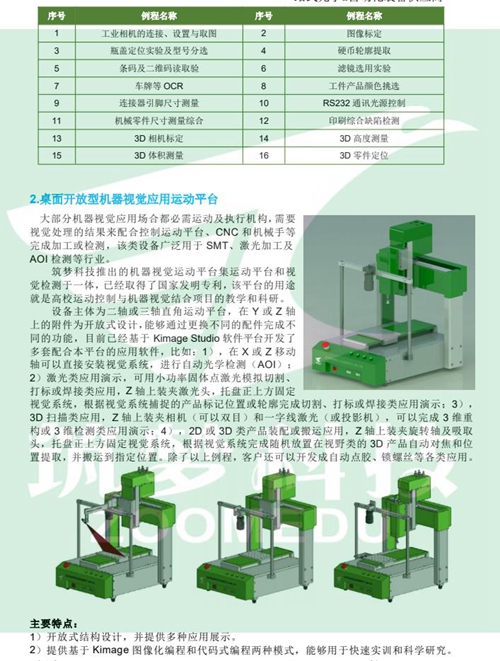 機器視覺實驗室建設(shè)方案（本科）